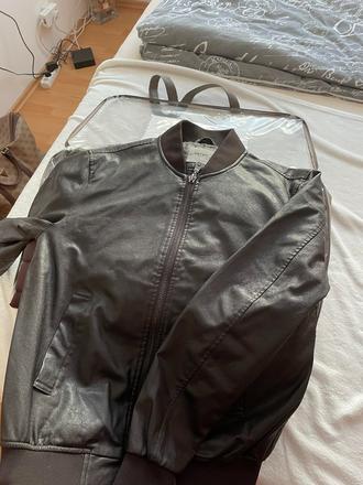 Koženkova pánska bunda, s