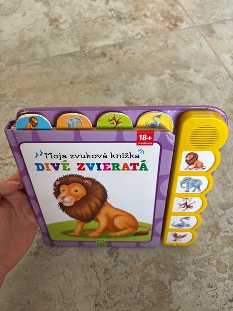 Zvuková kniha divé zvieratá, 