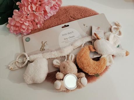 Reťaz na kočík little dutch newborn naturals, 