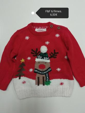 Vianočný sveter so sobom, f&f,74