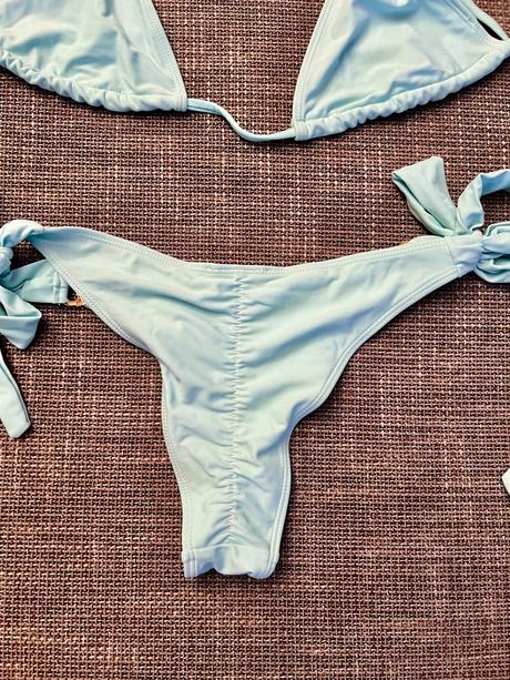 Bleducko modre plavky s kameňmi, veľkosť s, s