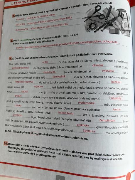 Slovenský jazyk s nadhľadom 7a riešenia,