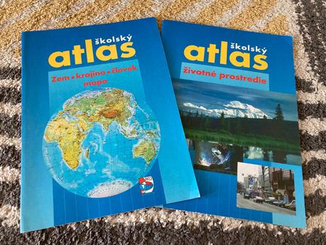 Školské atlasy-prvé vyd.1998,