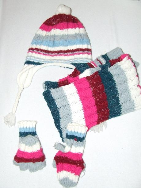 Šál + čiapka + rukavice, m