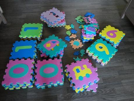 Penové puzzle - podložka,