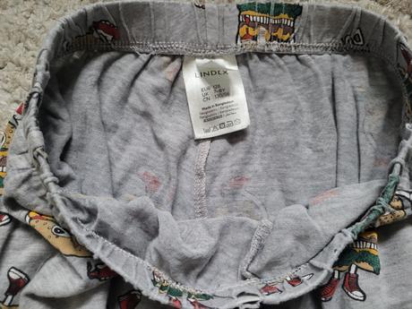 Pyžamo lindex motív hamburger, lindex,128