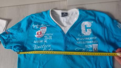 Takmer nové zn. bavlnené tričká-polokošele, v.xl, xl