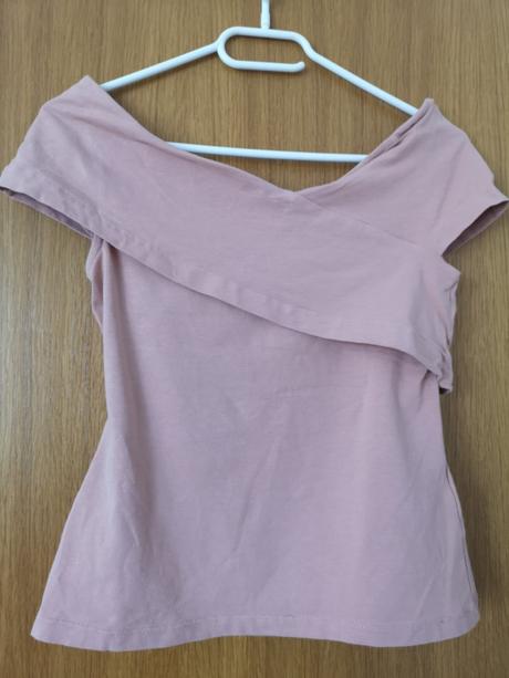 Pudrove tricko s, h&m,s