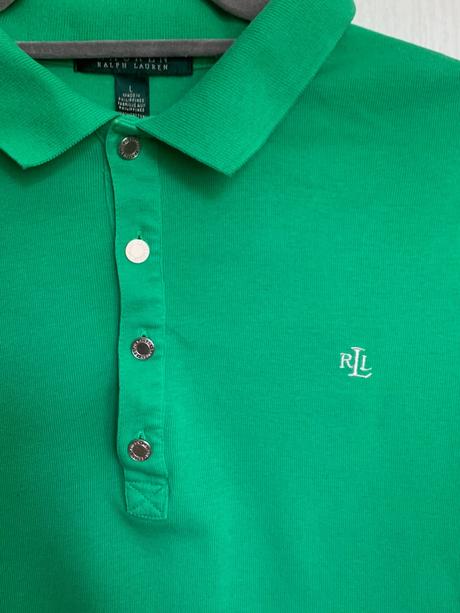 Ralph laurent zelená polokošeľa, ralph lauren,l