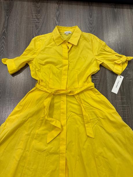 Calvin klein krasne žlte letné šaty s, calvin klein,s