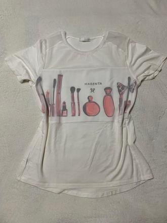 Tenké tričko s tylom zn. magenta, l / m