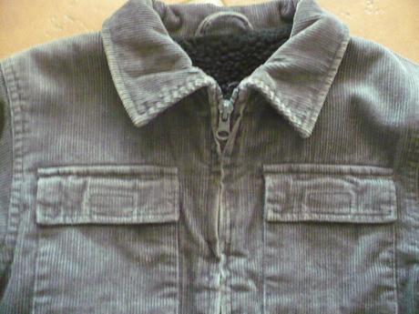 Sivá zateplená bundička, 122