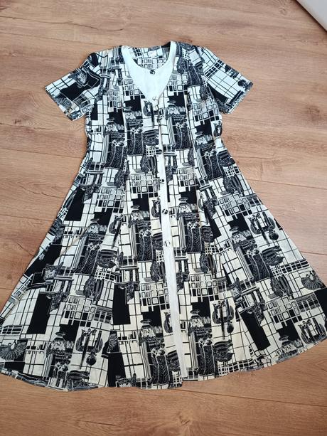 Ciernobiele saty xxl, xxl