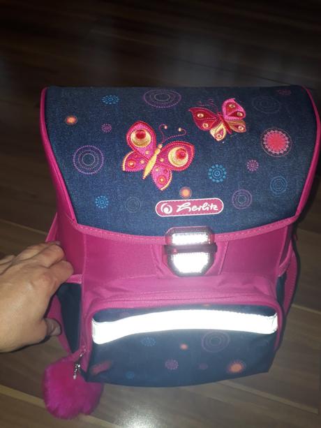 Školská taška ergonomická - motýliky,