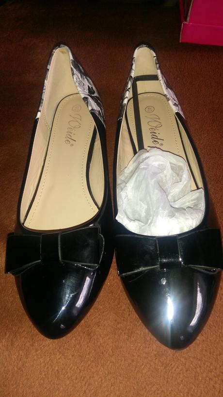 Nenosené lakované balerínky, 39