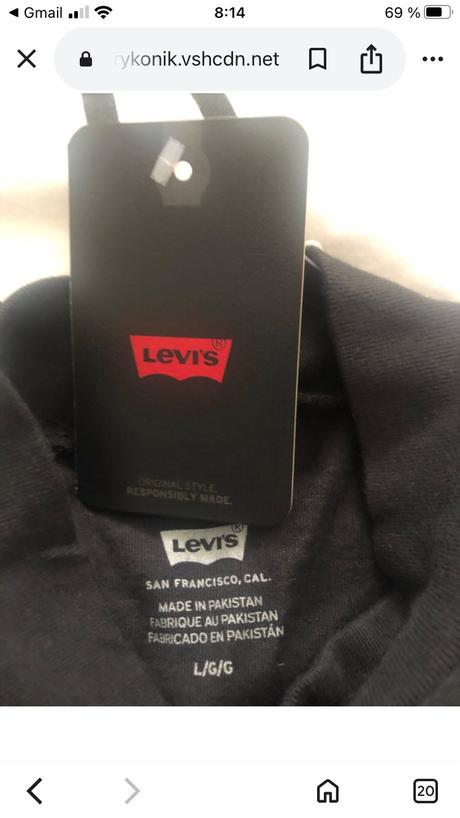 Mikinové šaty, levis,l