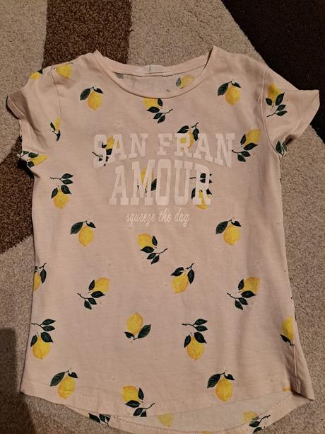 Citronikove tričko, h&m,140