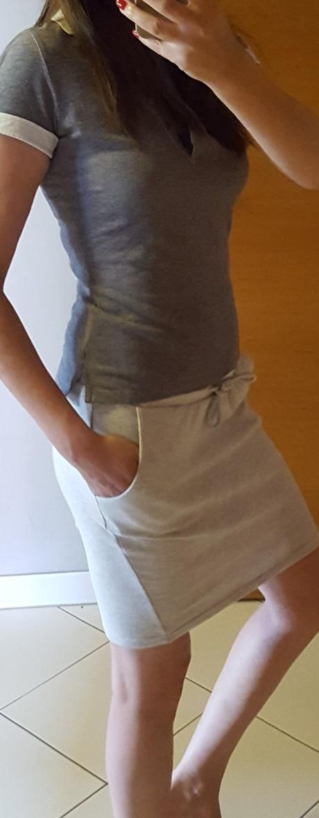 Sivá sukňa gate, gate,s