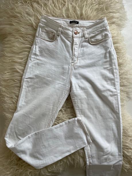 Massimo dutti biele nohavice, s