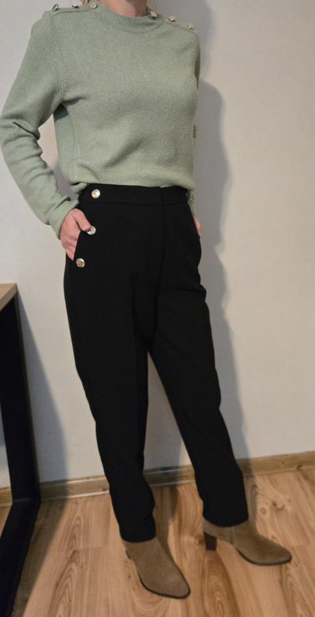 Čierne nohavice vel.36, c&a,36