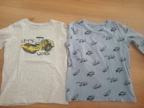 Tričká s dlhým rukávom 5 eur /  ks, 134