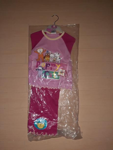 Pyzamko v.98, motiv poppy cat, 98