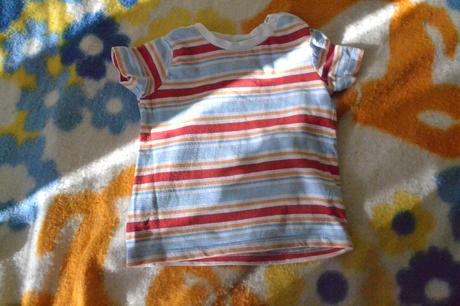 Tričko kratky rukav 9-12 mes., f&f,80