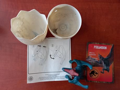Jurský svet dinosaury mcdonalds hračky, 