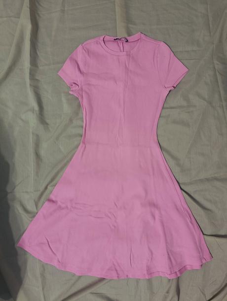 Baby pink šaty, s