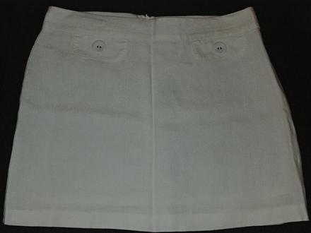 Biela ľanová sukňa orsay v. 36, orsay,36