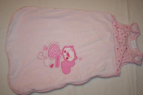 Velúrovi spací vak 57cm, early days