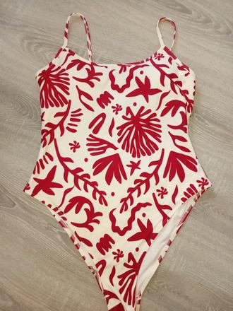 Červené plavky, h&m,m