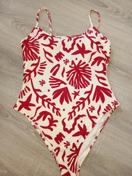 Červené plavky, h&m,m