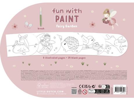 Little dutch omaľovánky s vodovkami 2 farby,