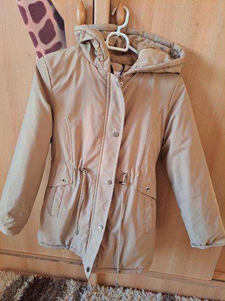 Zimná béžová bunda, grace,146