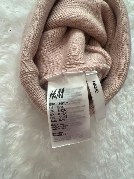 Krásna čiapka vel. 134/152, h&m,134
