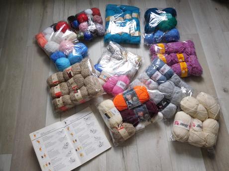 Vlna na ďalšiu tvorbu, čelenky, ponožky, čiapky,,