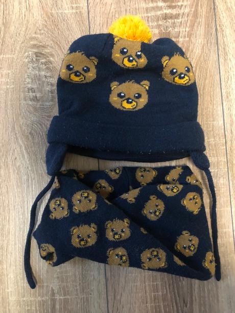 Zimná čiapka + šál, dopodopo,86