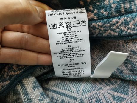Dlhý sveter gluckspilz kooi knitwear, s