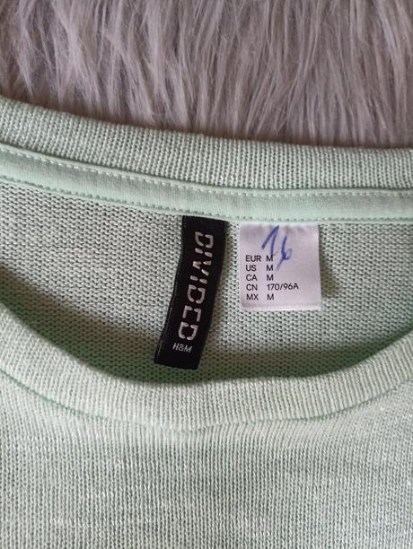 Sexy mentolový topik, h&m,m