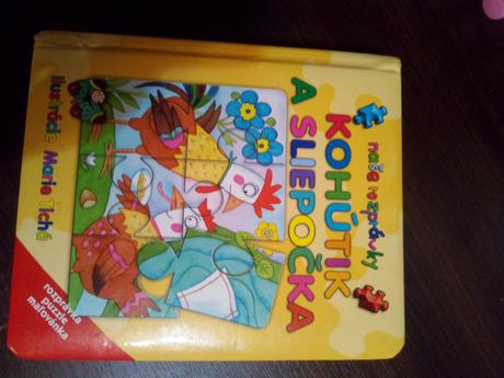 Kohút a sliepočka - kniha s puzzle ô, 