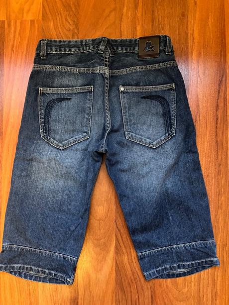 Riflové trištvrťáky fit bragg, h&m,152