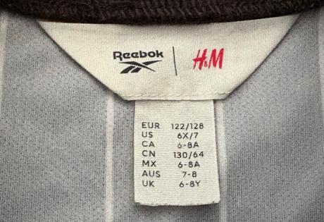 Reebok futbal.dres v. 122/128, h&m,128