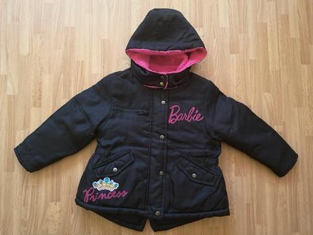 Barbie dievčenská bunda veľkosť 2-3 roky, barbie,92 / 98