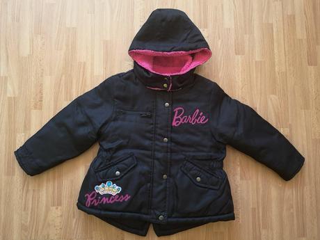 Barbie dievčenská bunda veľkosť 2-3 roky, barbie,92 / 98