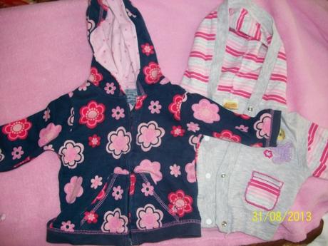 Mikinky 4 ks, 68–80