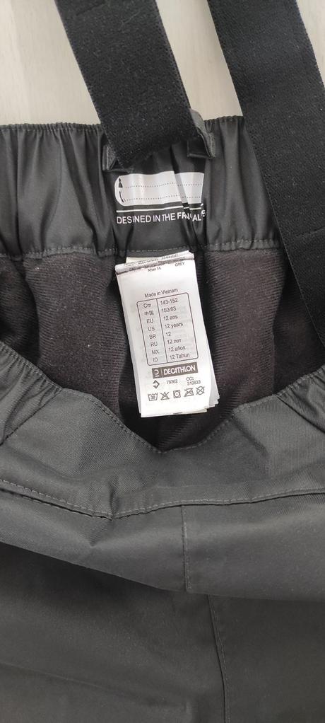 Detské lyžiarske nohavice, decathlon,152