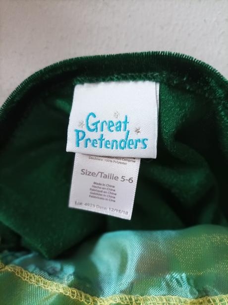 Karnevalový kostým "lúčna víla" (5-6 rokov), 