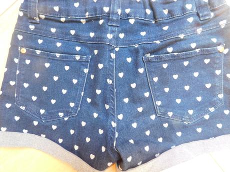 Riflové kraťasy 9-10r, primark,140