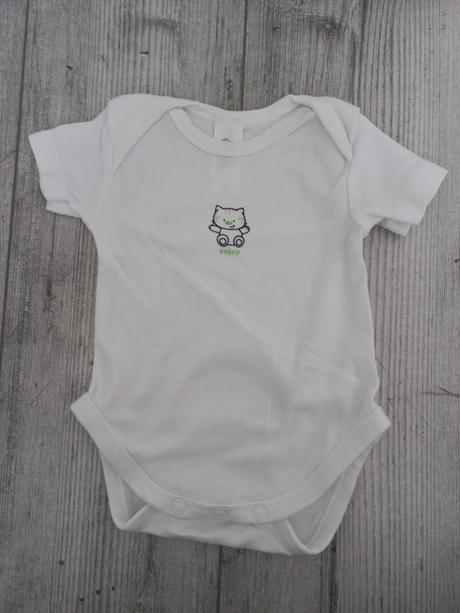 Biele body kratky rukáv 3ks, baby club,56